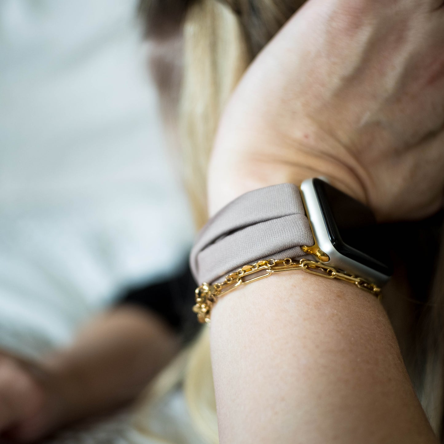 Rose Gold Yoga Band® for Apple Watch, Fitbit, and Samsung