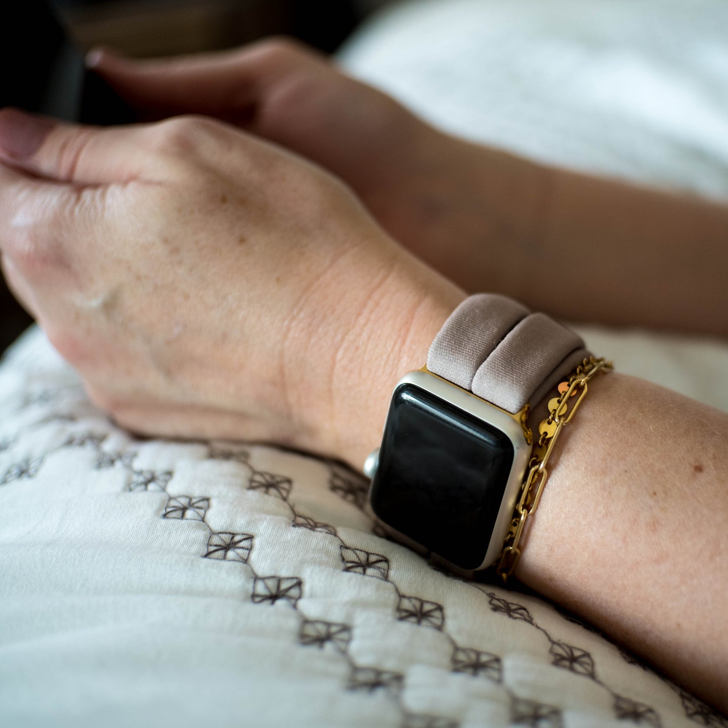 Rose Gold Yoga Band® for Apple Watch, Fitbit, and Samsung