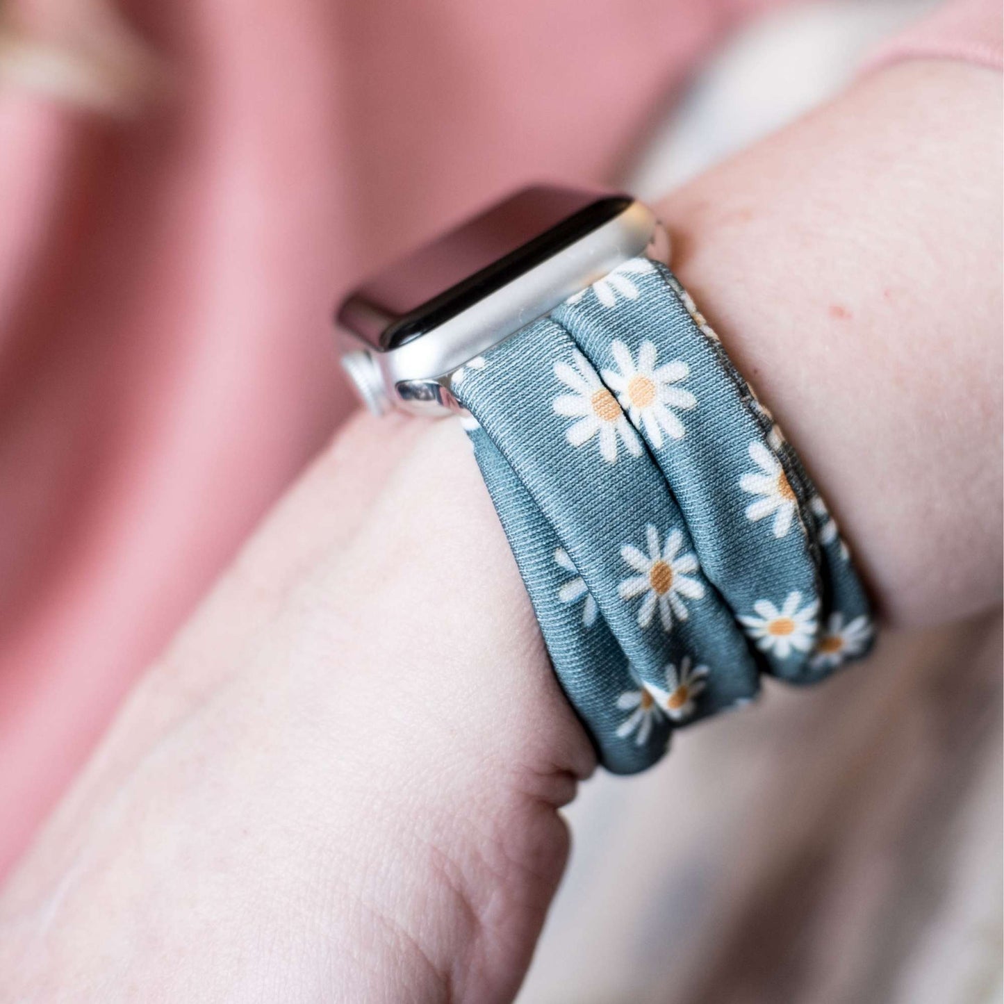 Peppercorn Daisies Yoga Band® for Apple Watch, Fitbit, and Samsung