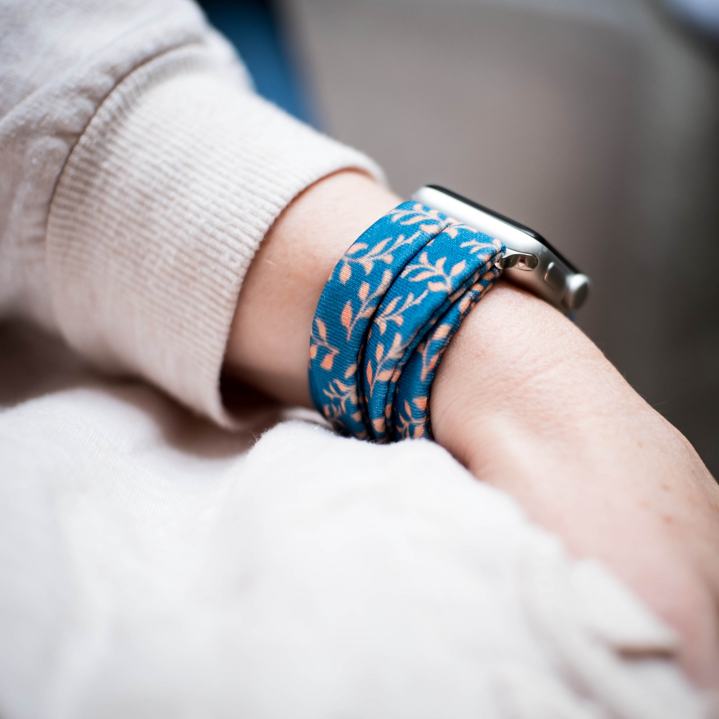 Spring Laurels Yoga Band® for Apple Watch, Fitbit, and Samsung
