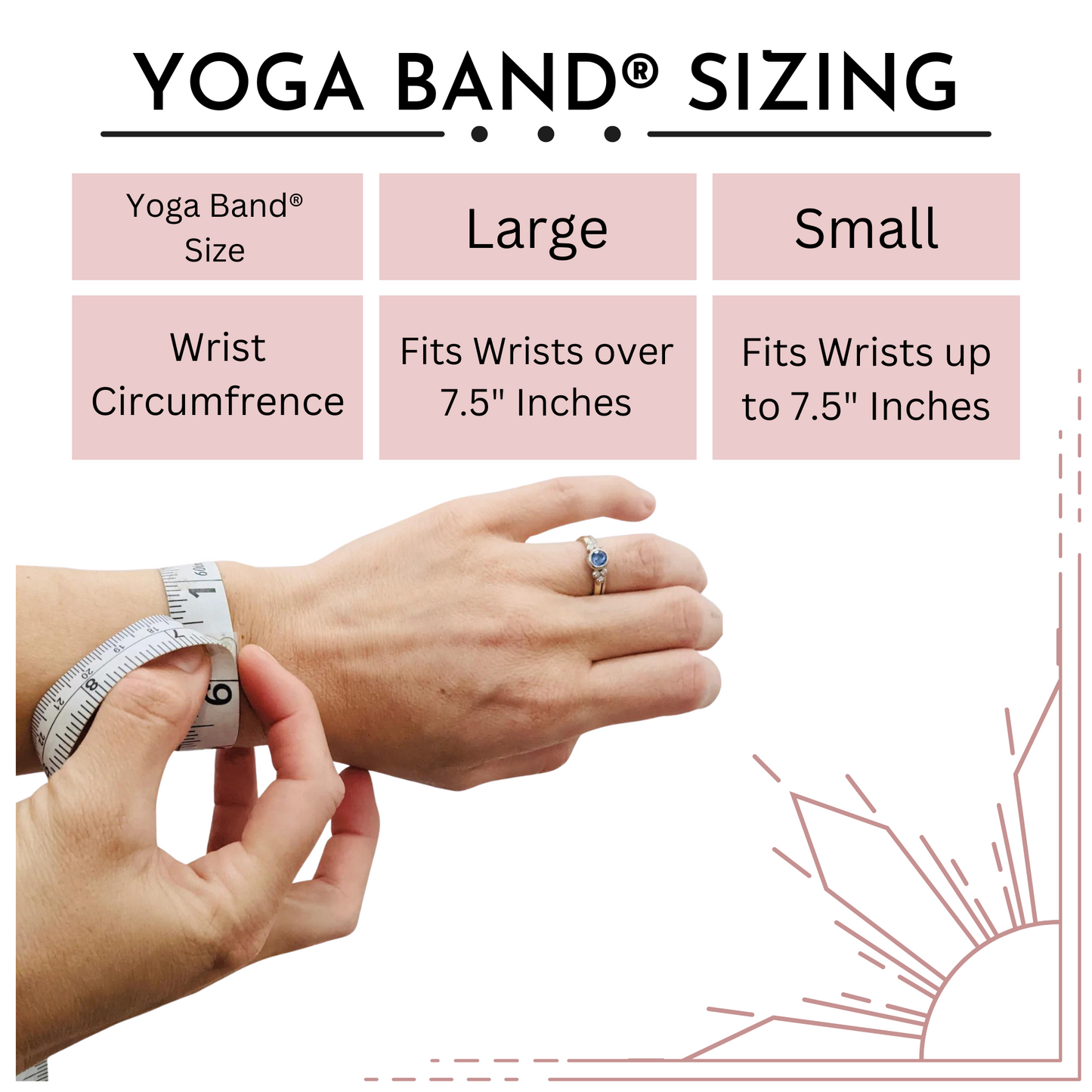 Yoga Band Sizing Chart