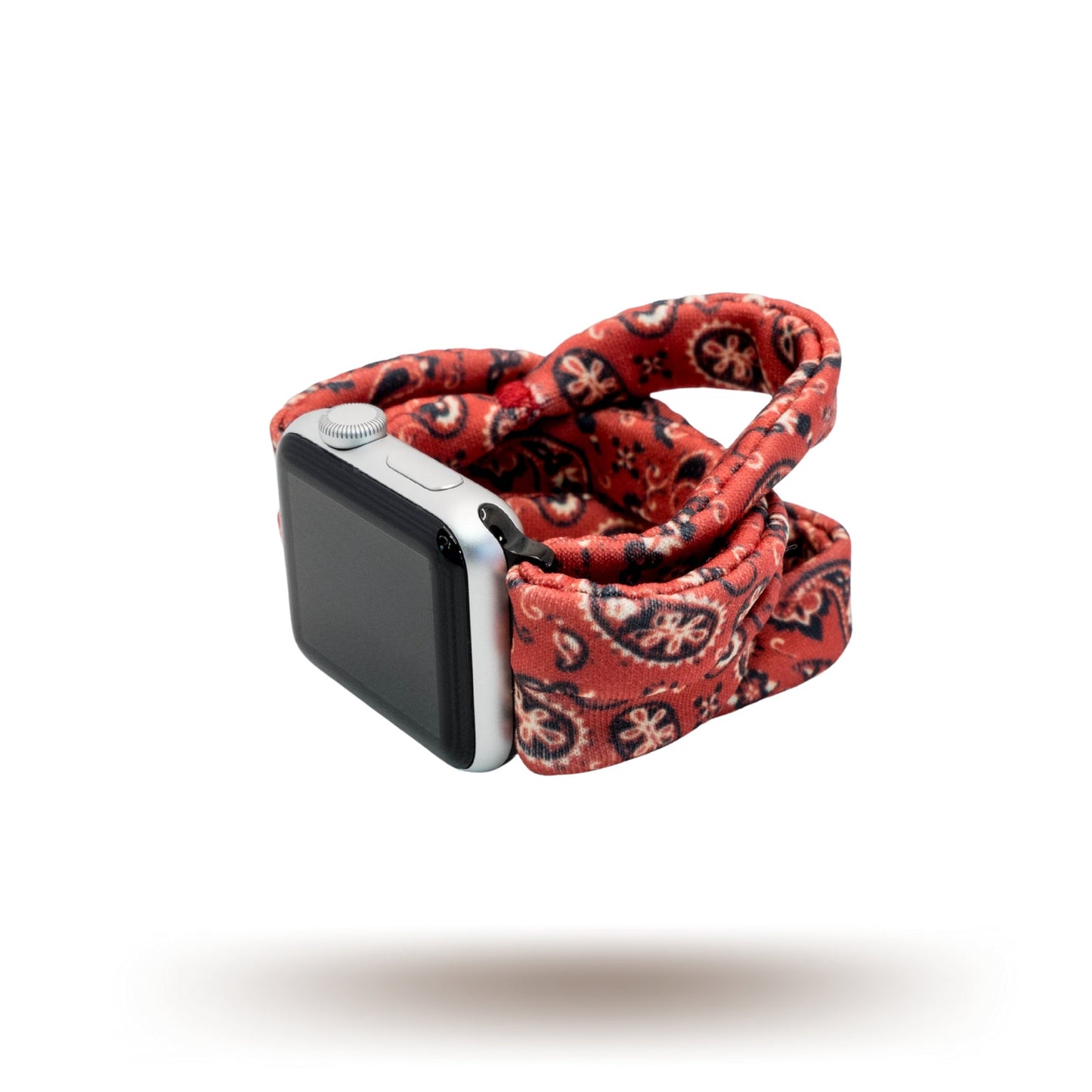 Red Bandana Paisley Yoga Band® for Apple Watch, Fitbit, and Samsung