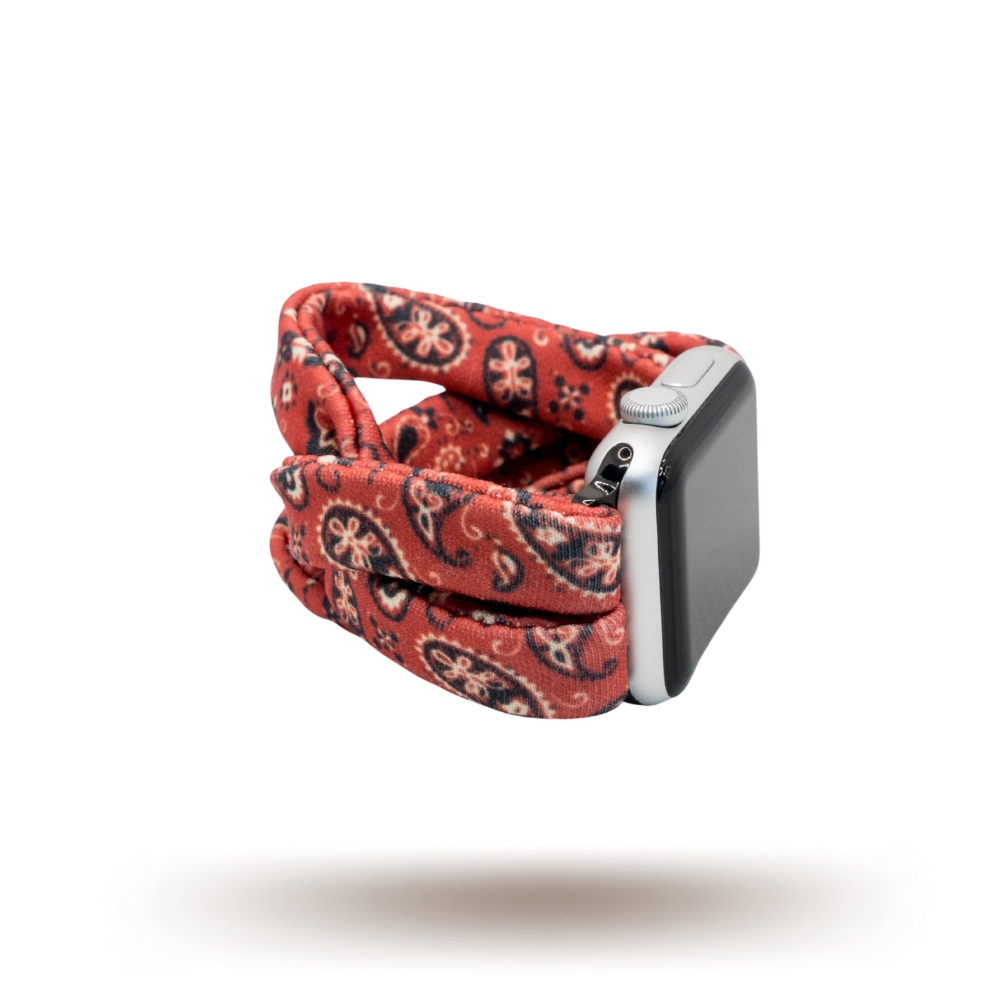 Red Bandana Paisley Yoga Band® for Apple Watch, Fitbit, and Samsung
