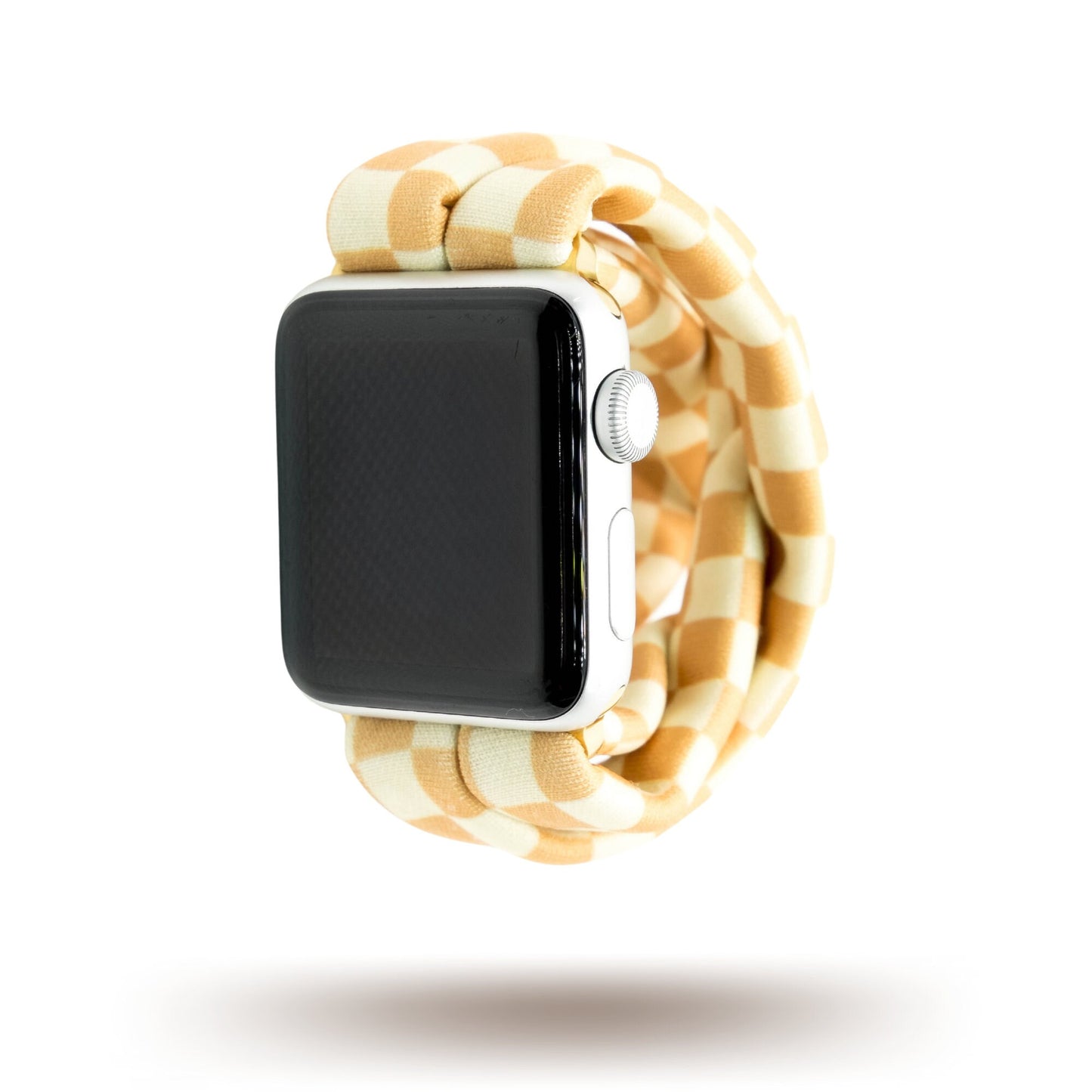 Tan Checkerboard Yoga Band® for Apple Watch, Fitbit, and Samsung