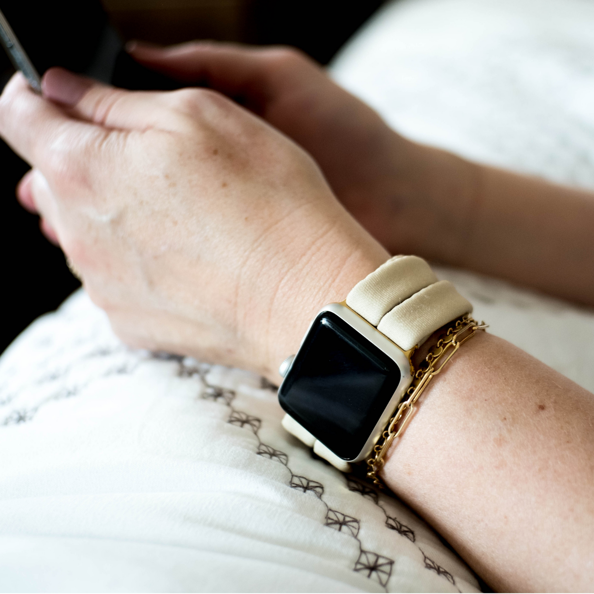 Desert Khaki Yoga Band® for Apple Watch, Fitbit, and Samsung
