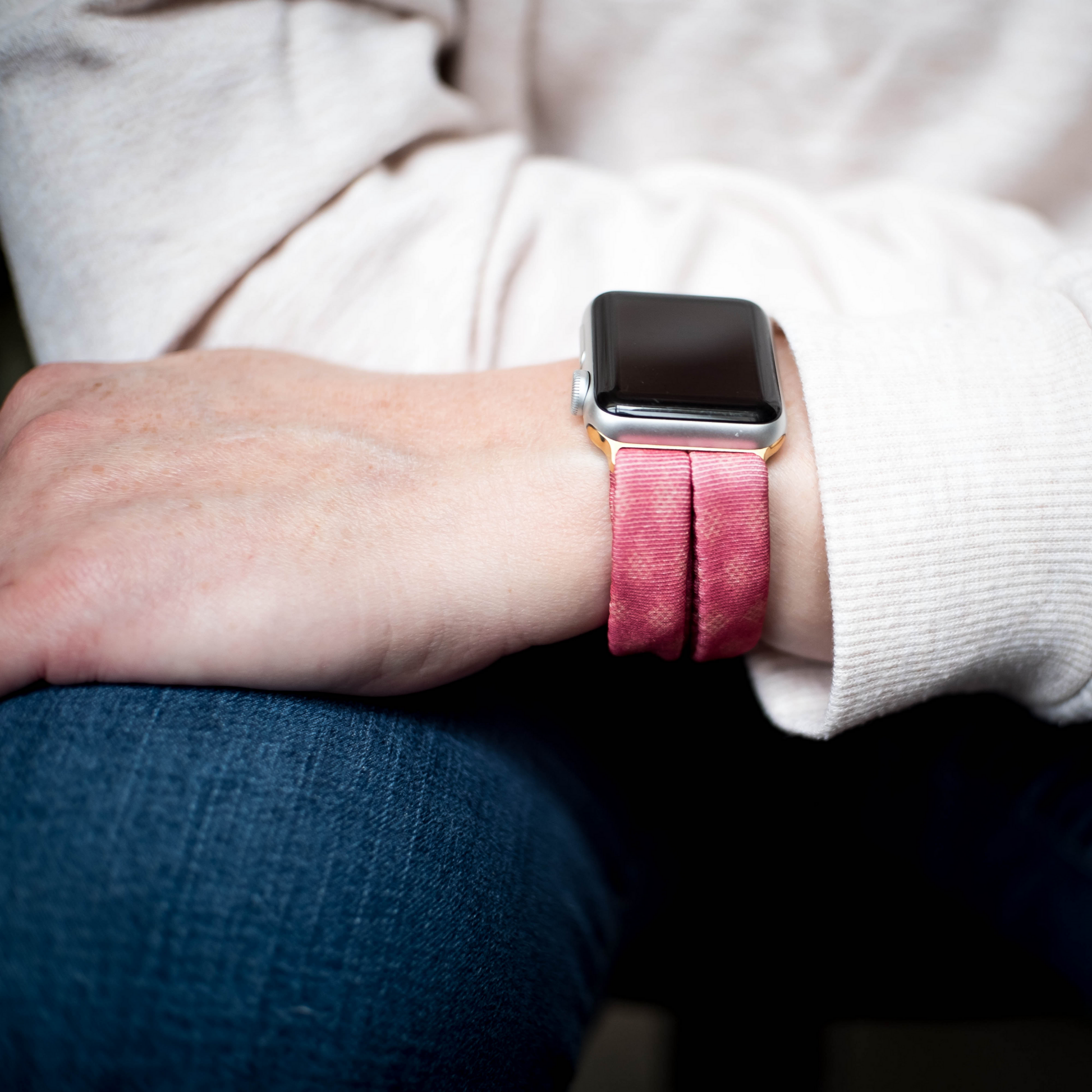 Heirloom Red Yoga Band® for Apple Watch, Fitbit, and Samsung