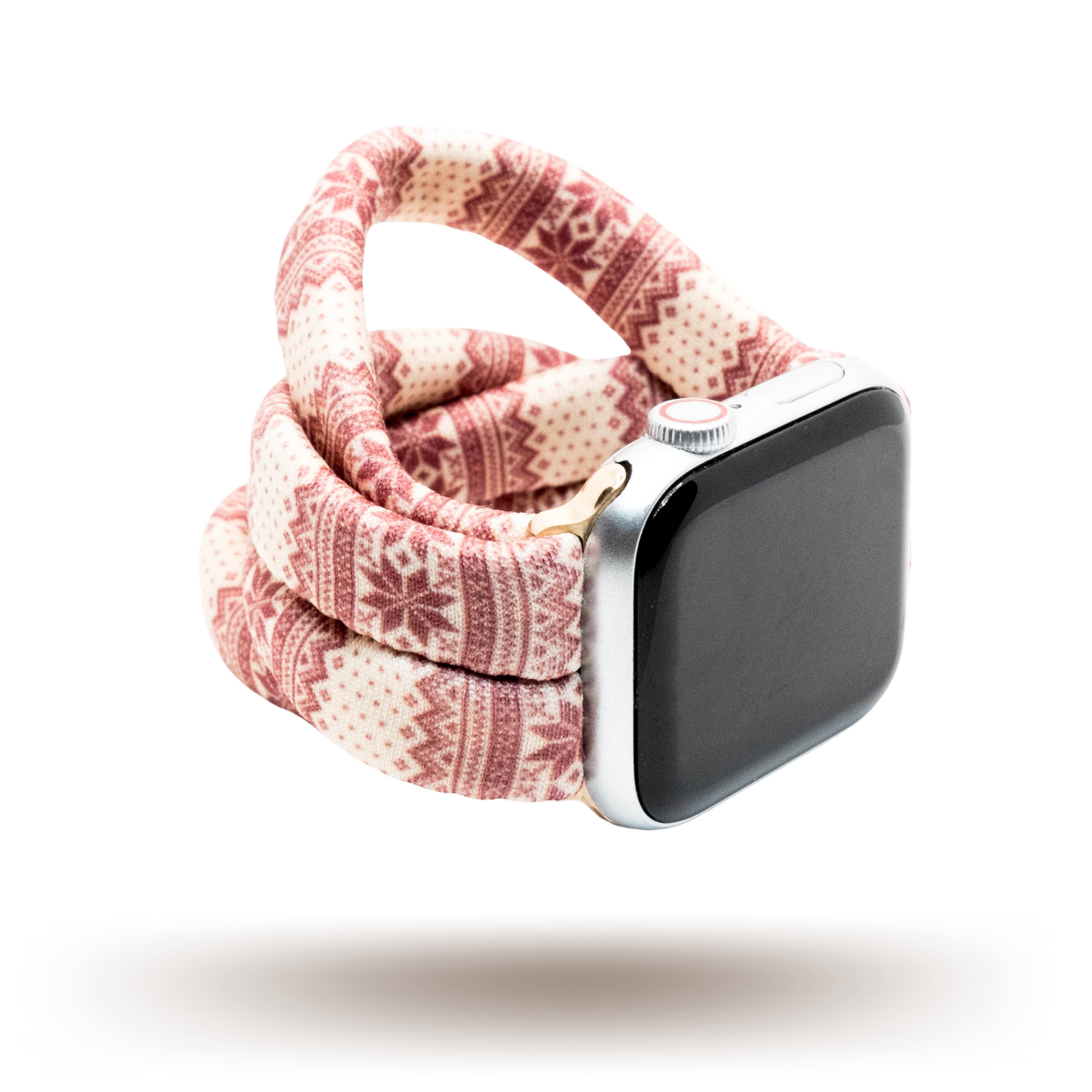Red Nordic Sweater Yoga Band® for Apple Watch, Fitbit, and Samsung