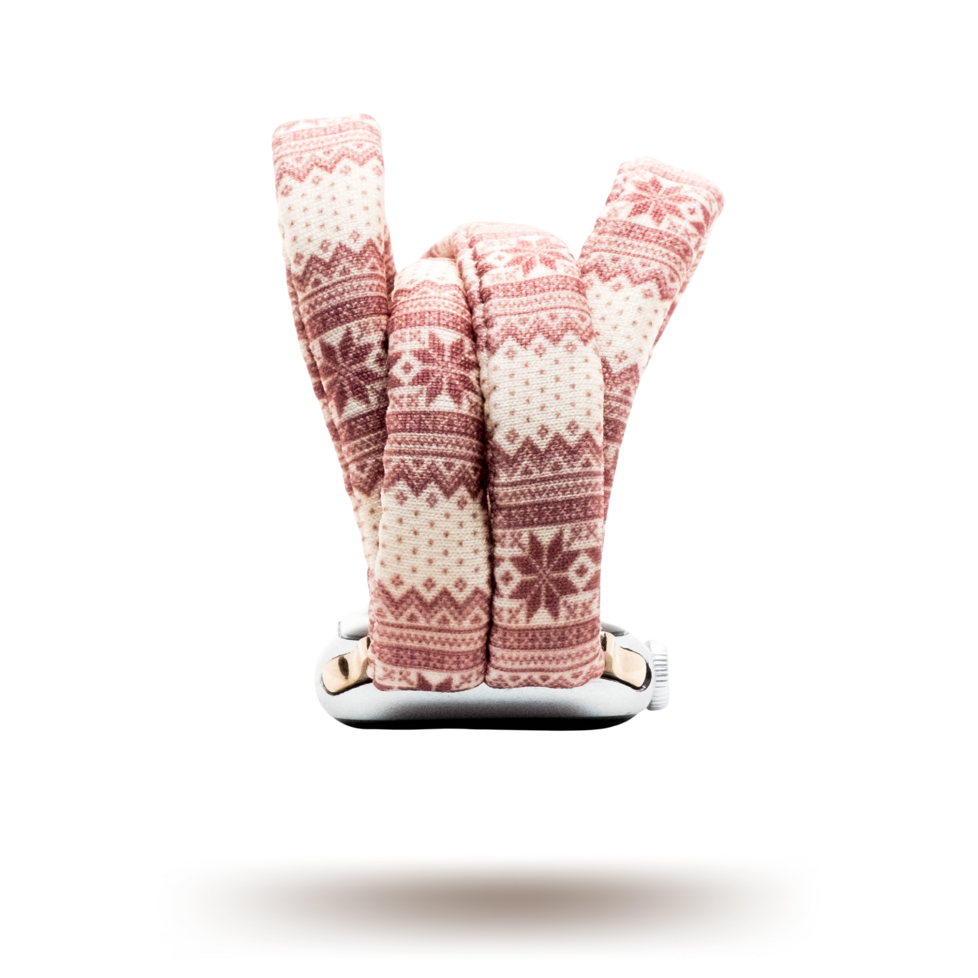 Red Nordic Sweater Yoga Band® for Apple Watch, Fitbit, and Samsung