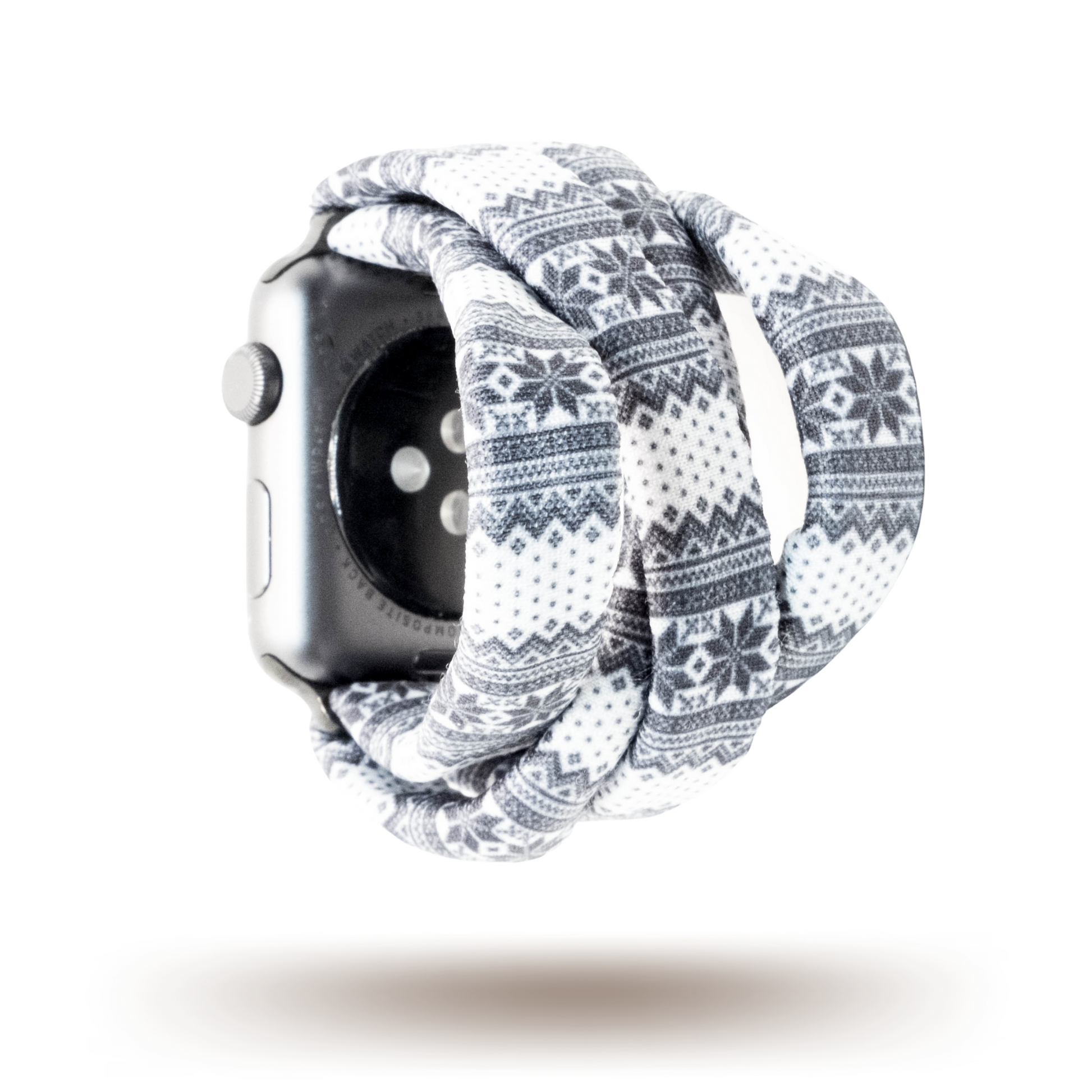 Black Nordic Sweater Yoga Band® for Apple Watch, Fitbit, and Samsung
