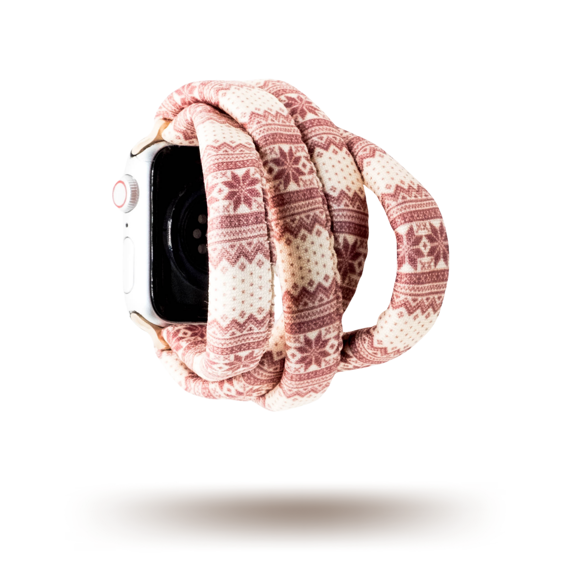 Red Nordic Sweater Yoga Band® for Apple Watch, Fitbit, and Samsung