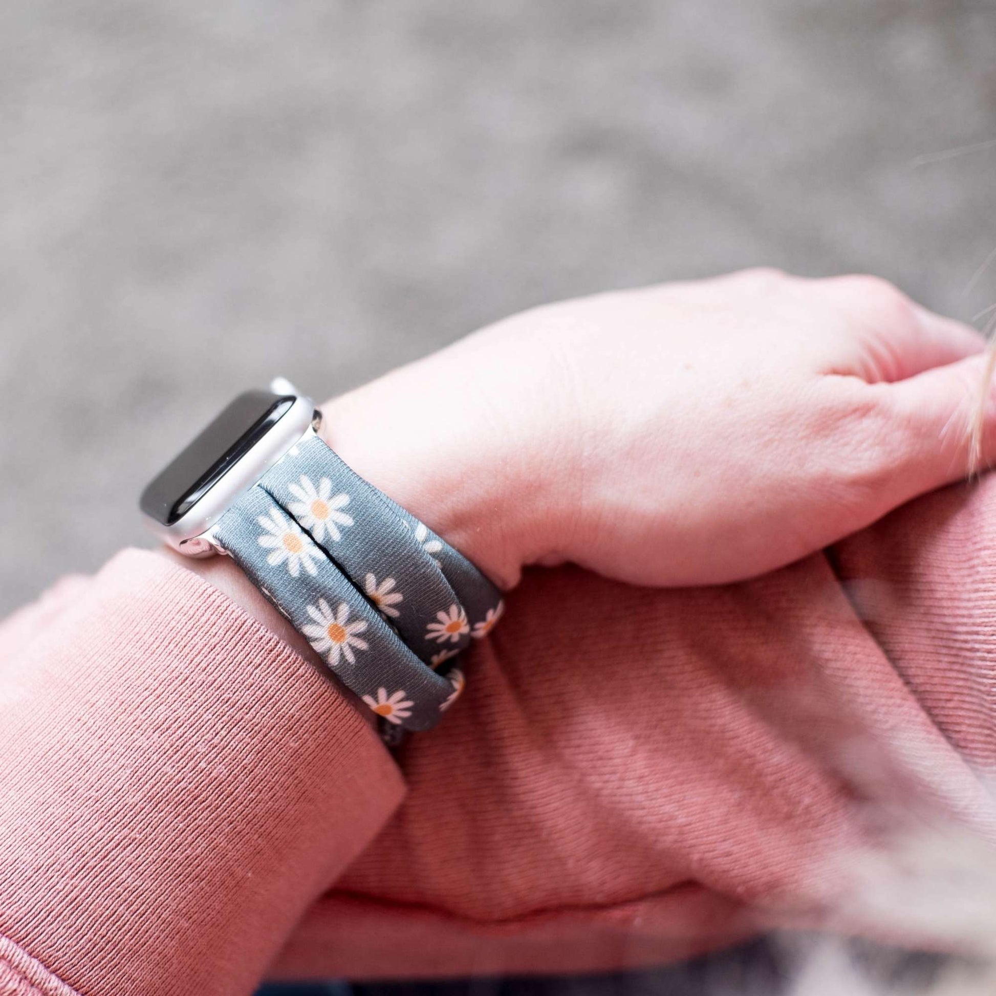Peppercorn Daisies Yoga Band® for Apple Watch, Fitbit, and Samsung