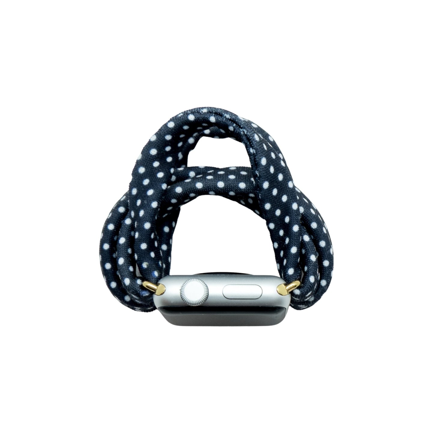 Black Polka Dot Yoga Band® for Apple Watch, Fitbit, and Samsung