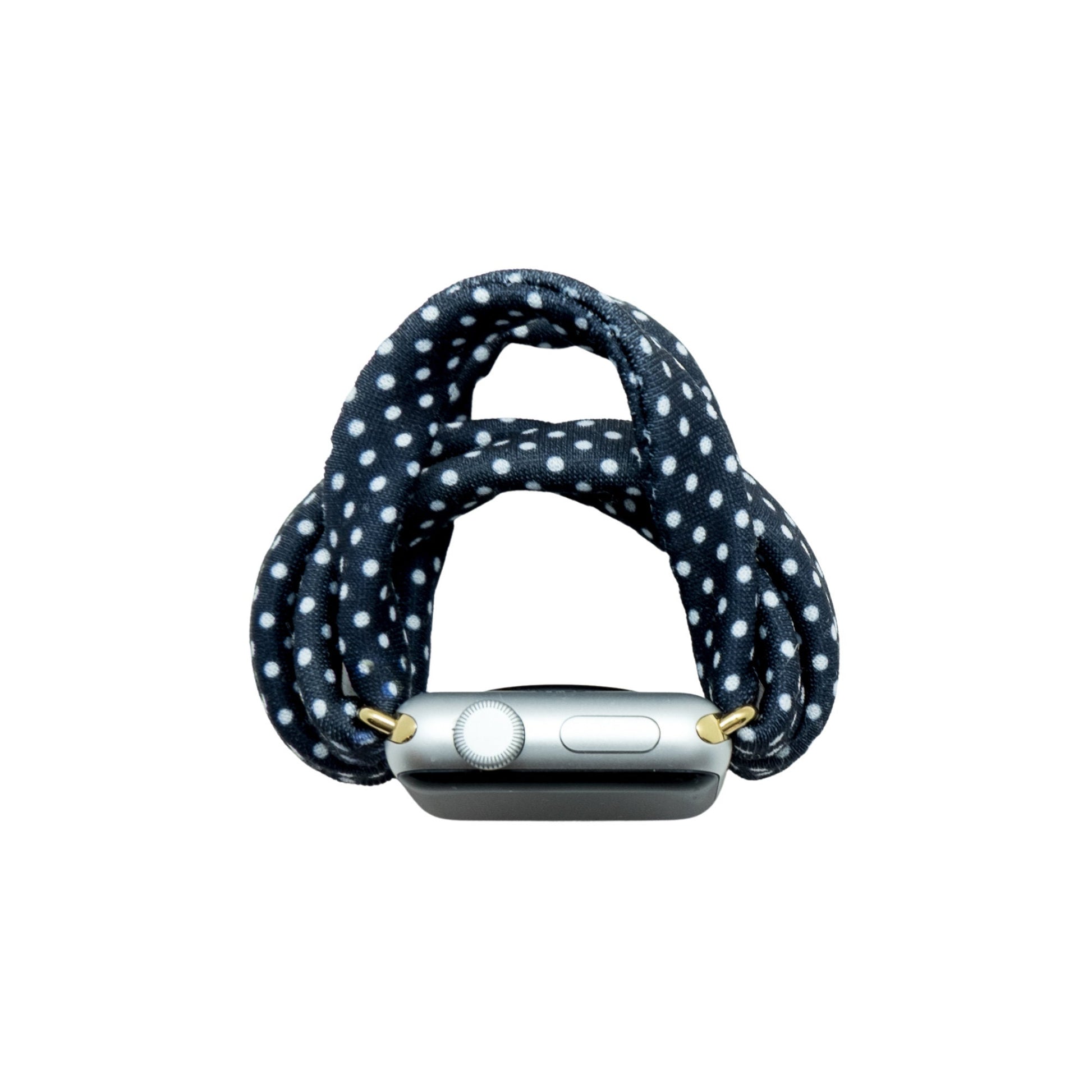 Black Polka Dot Yoga Band® for Apple Watch, Fitbit, and Samsung