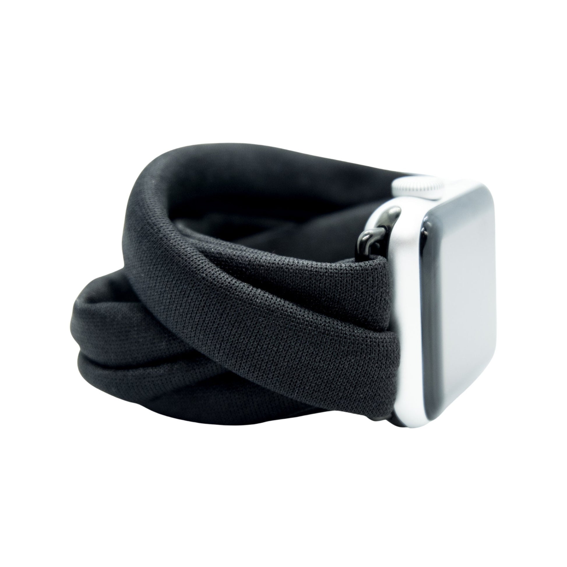 Black Yoga Band® for Apple Watch, Fitbit, and Samsung