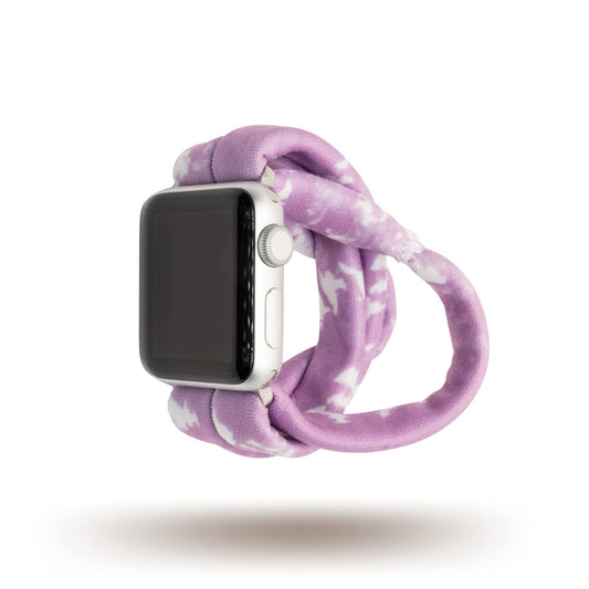 Purple Tie Dye Yoga Band® for Apple Watch, Fitbit, and Samsung