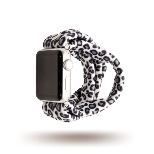 Snow Leopard Yoga Band® for Apple Watch, Fitbit, and Samsung