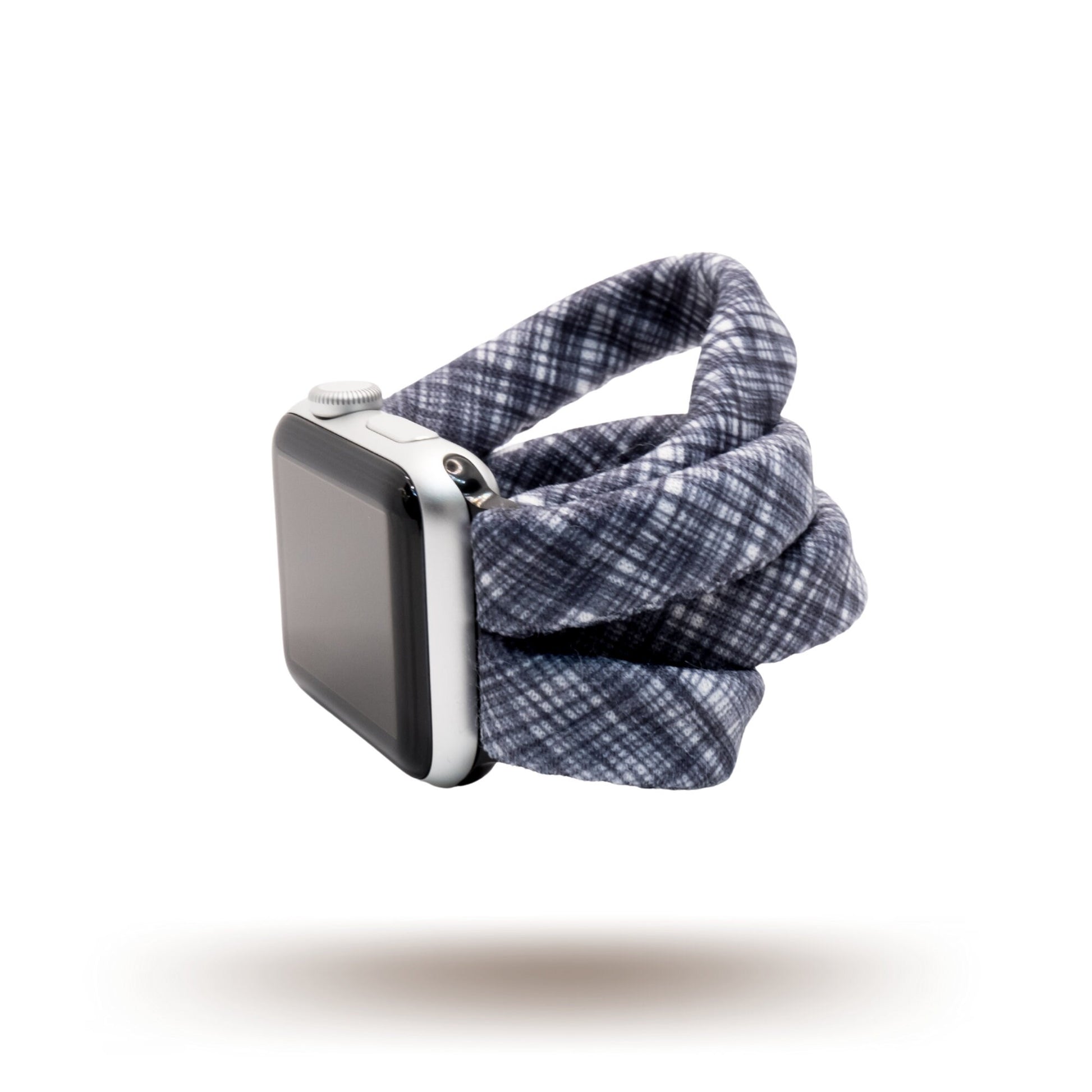Black Crosshatch Yoga Band® for Apple Watch, Fitbit, and Samsung
