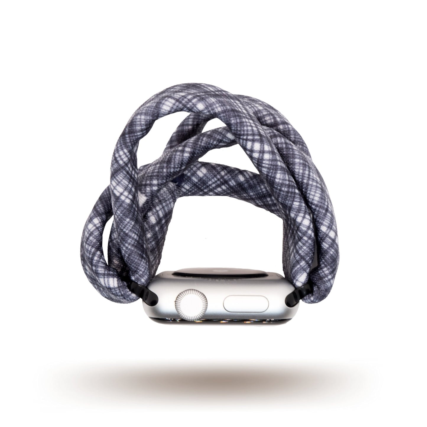 Black Crosshatch Yoga Band® for Apple Watch, Fitbit, and Samsung