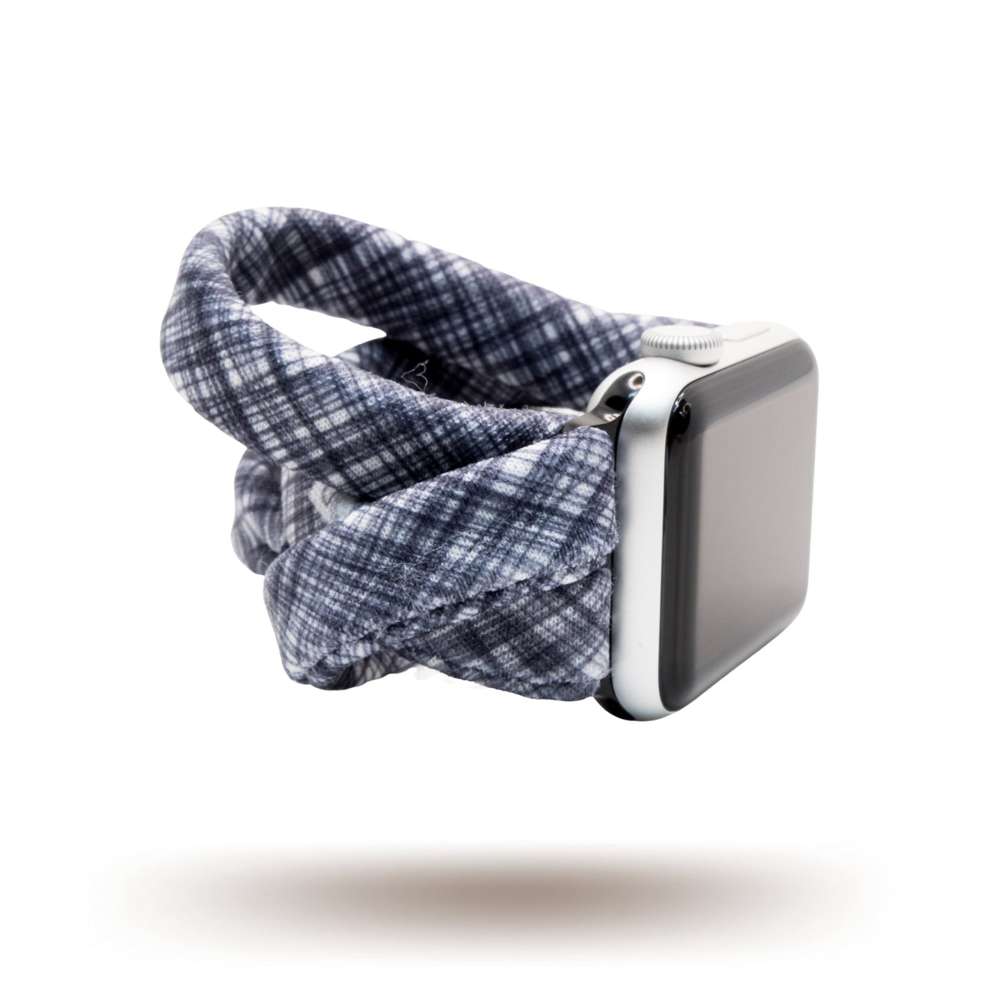 Black Crosshatch Yoga Band® for Apple Watch, Fitbit, and Samsung