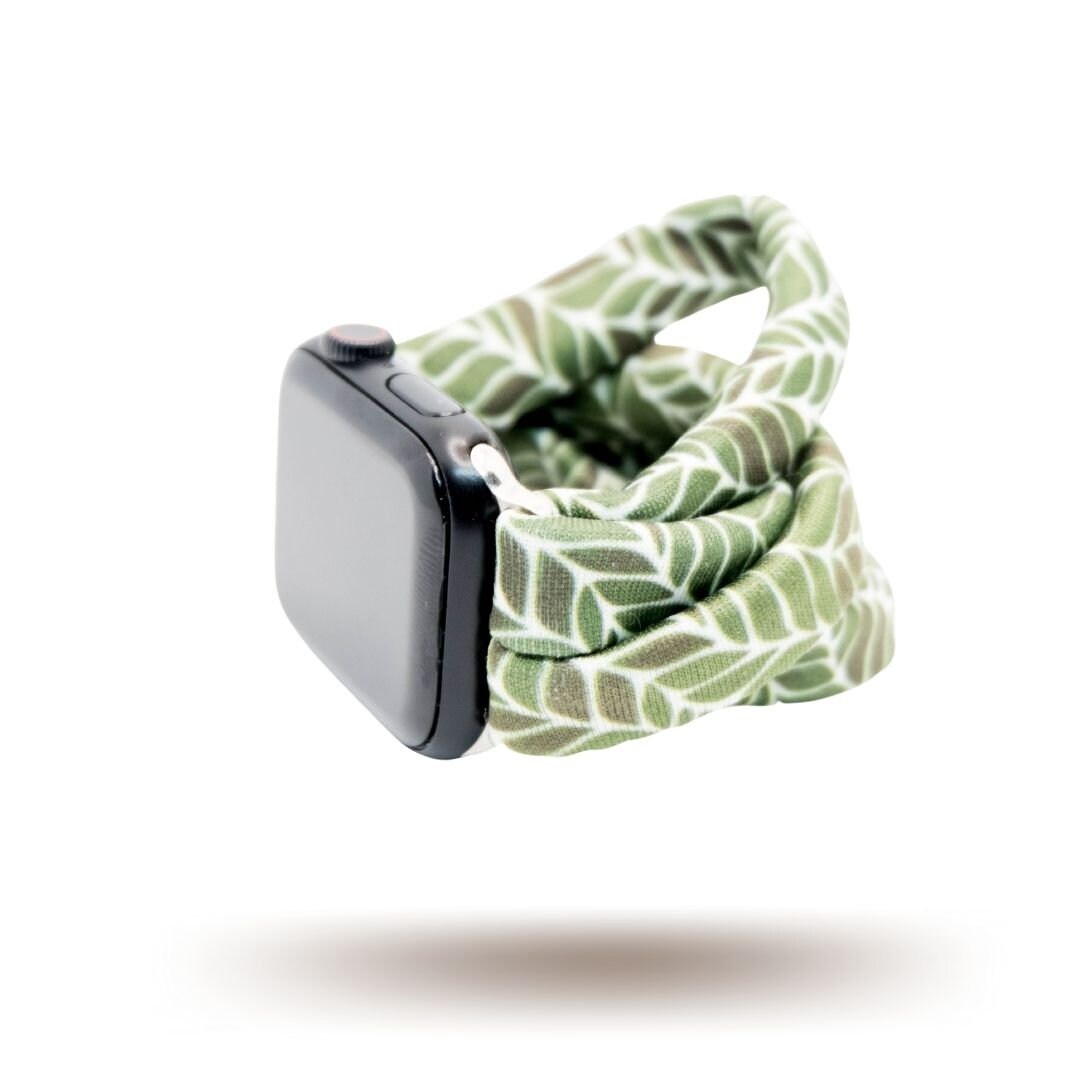 Olive Leaves Yoga Band® for Apple Watch, Fitbit, and Samsung
