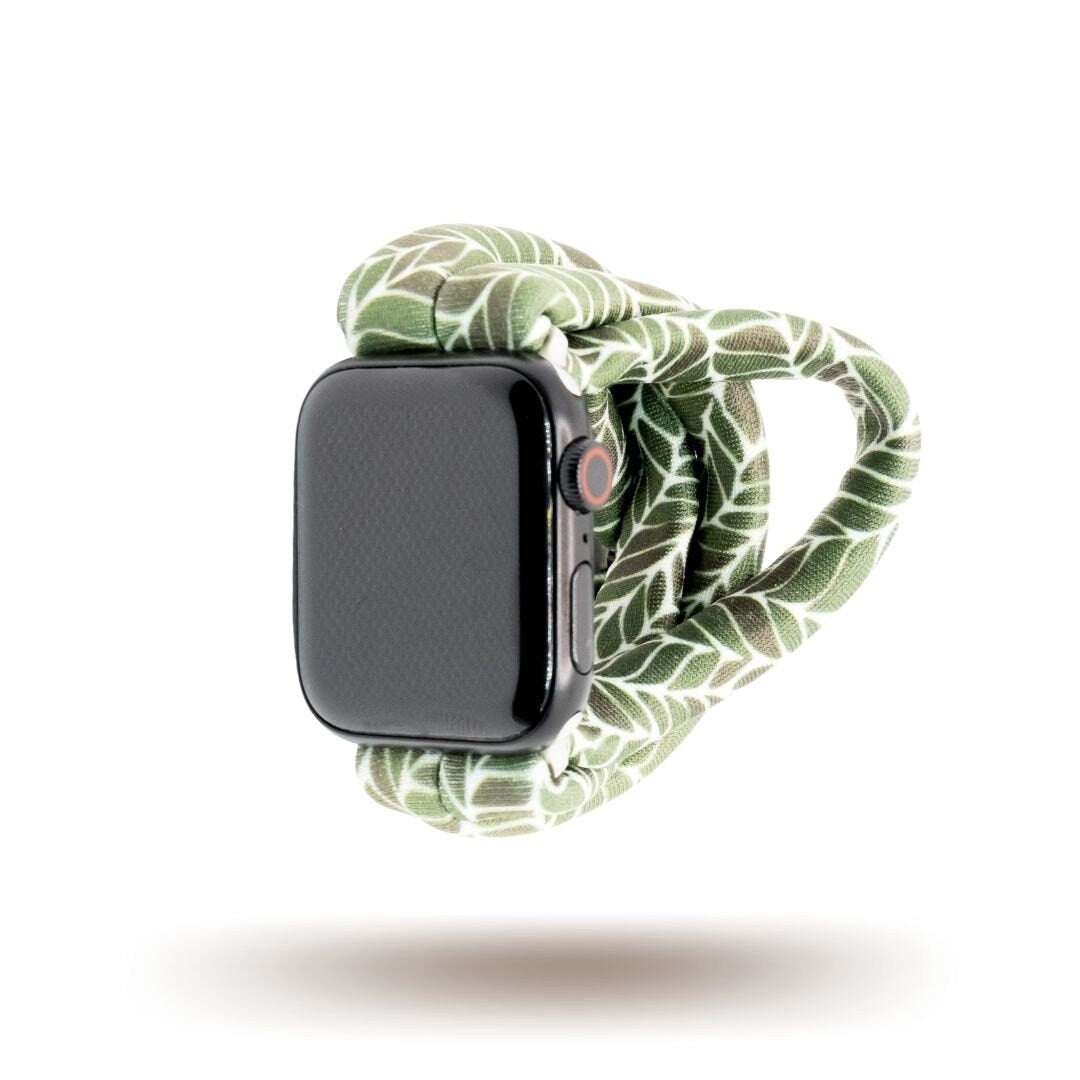 Olive Leaves Yoga Band® for Apple Watch, Fitbit, and Samsung