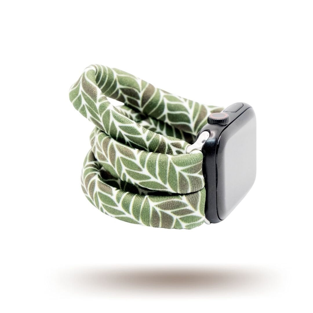 Olive Leaves Yoga Band® for Apple Watch, Fitbit, and Samsung