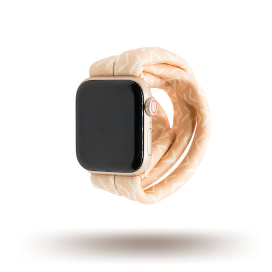 Peach Deltas Yoga Band® for Apple Watch, Fitbit, and Samsung