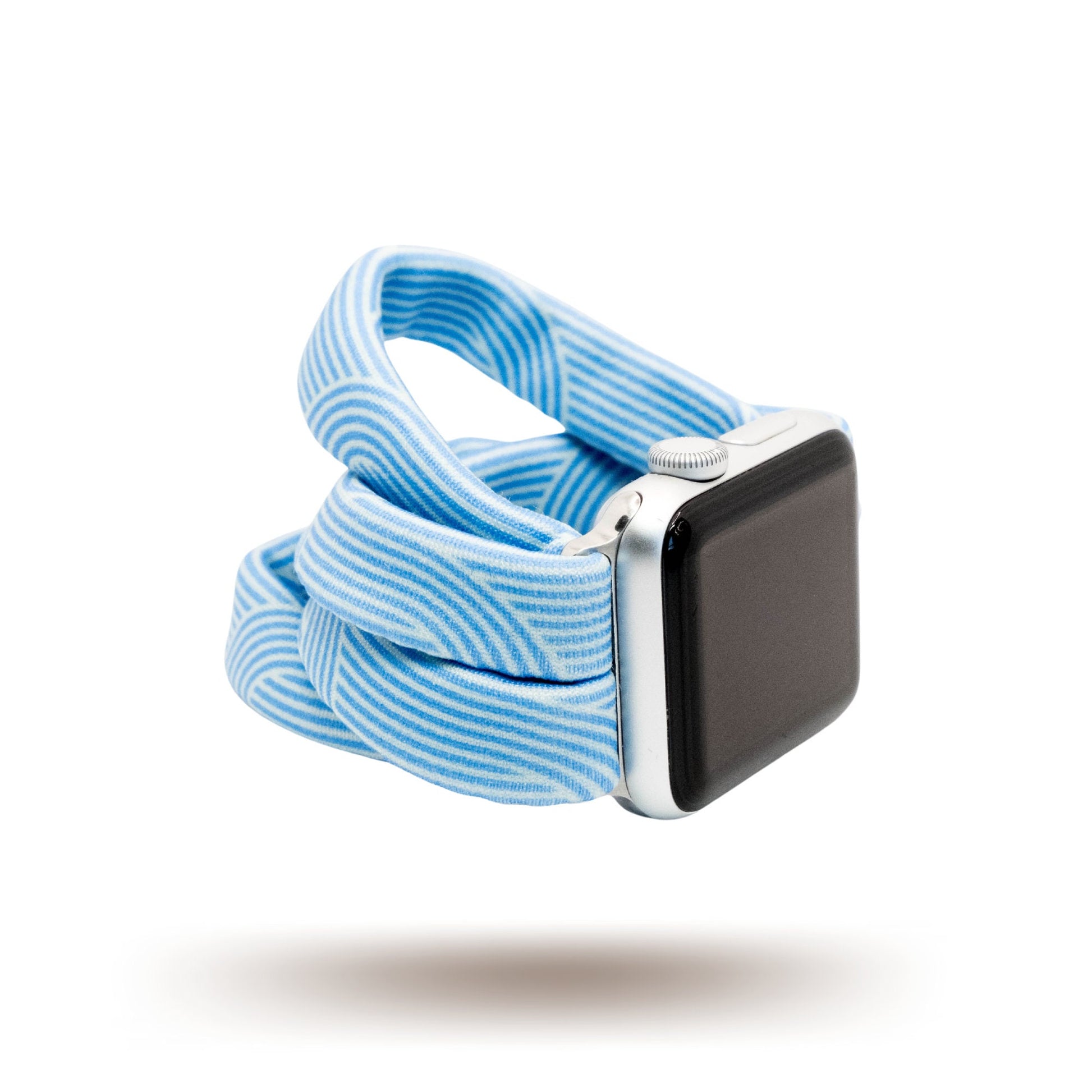 Sky Blue Art Deco Yoga Band™ for Apple Watch, Fitbit, and Samsung
