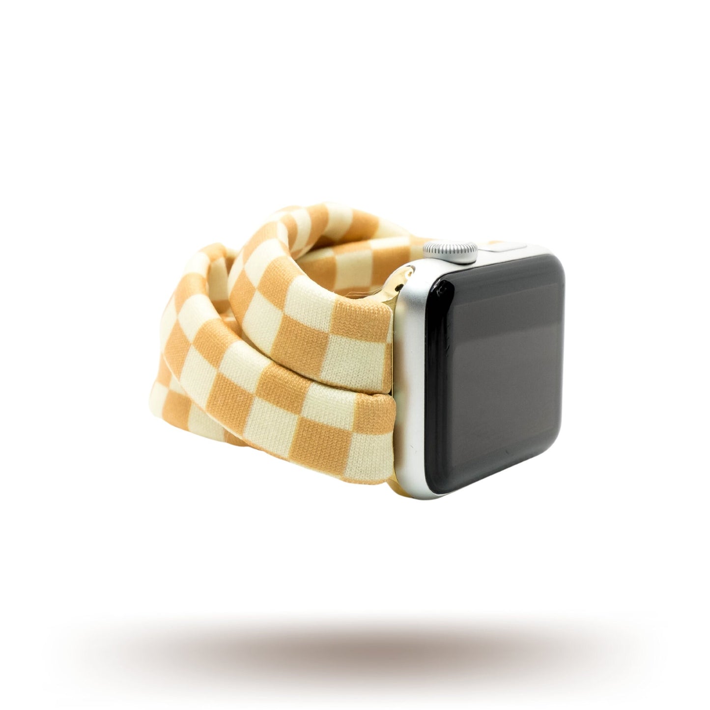 Tan Checkerboard Yoga Band® for Apple Watch, Fitbit, and Samsung