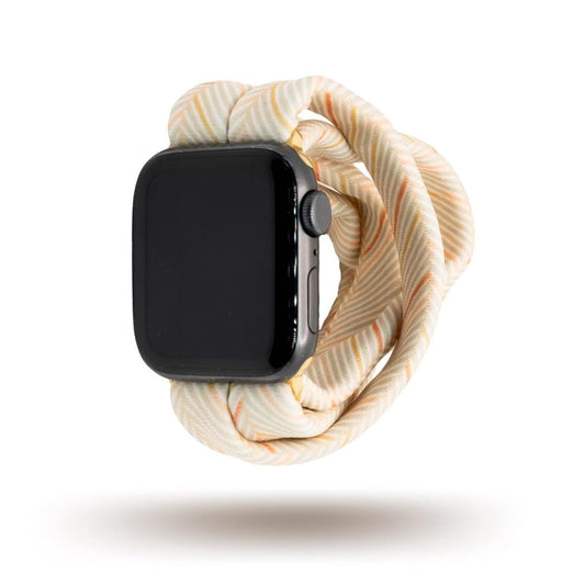 Taupe Herringbone Yoga Band® for Apple Watch, Fitbit, and Samsung